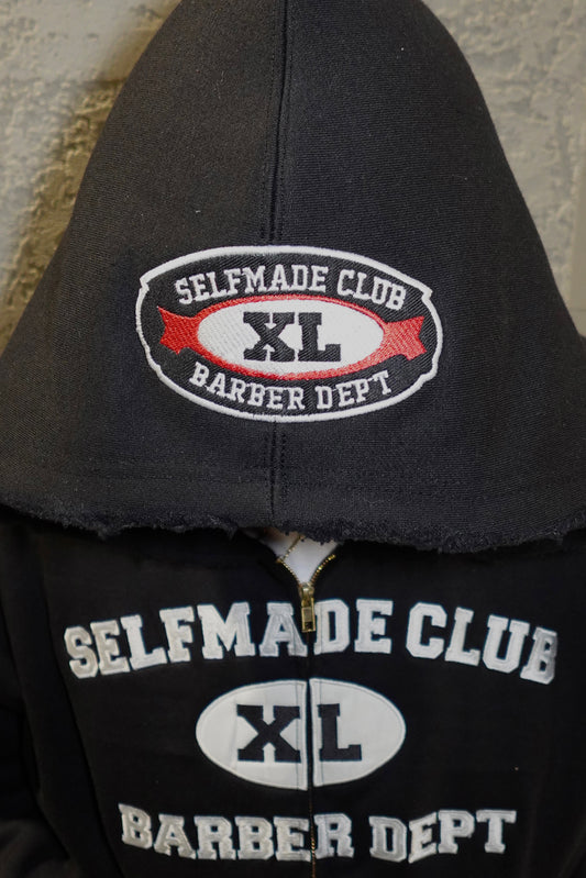 VINTAGE BLACK ZIP-UP Hoodie