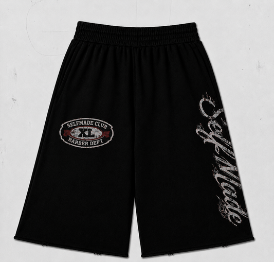 Baggy Selfmade Shorts -Black